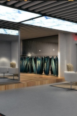 Cross Jeans Showroom Interior Design Istanbul